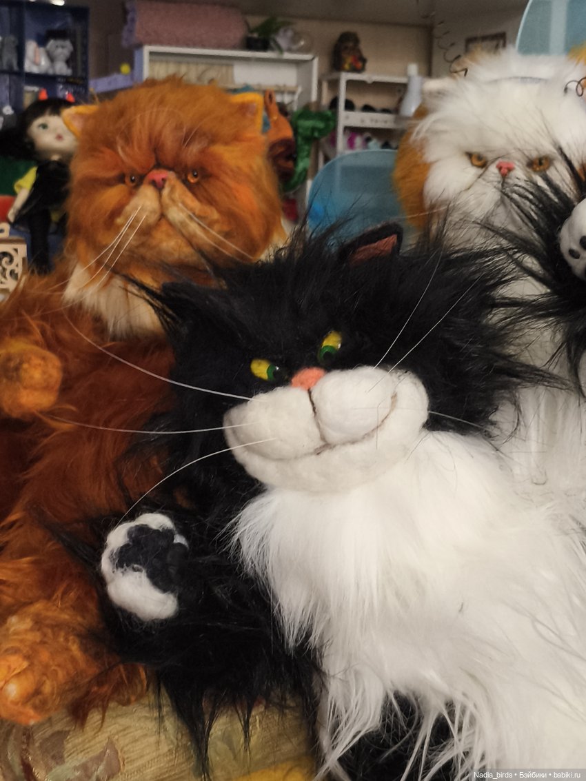 Люцифер и другие — Игрушки в смешанной технике (мех и глина): Арт