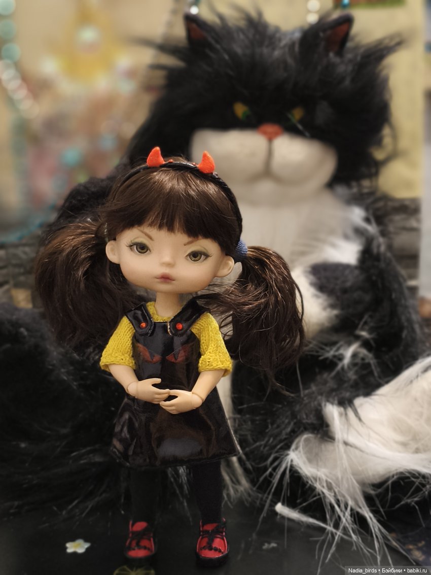 Люцифер и другие — Игрушки в смешанной технике (мех и глина): Арт