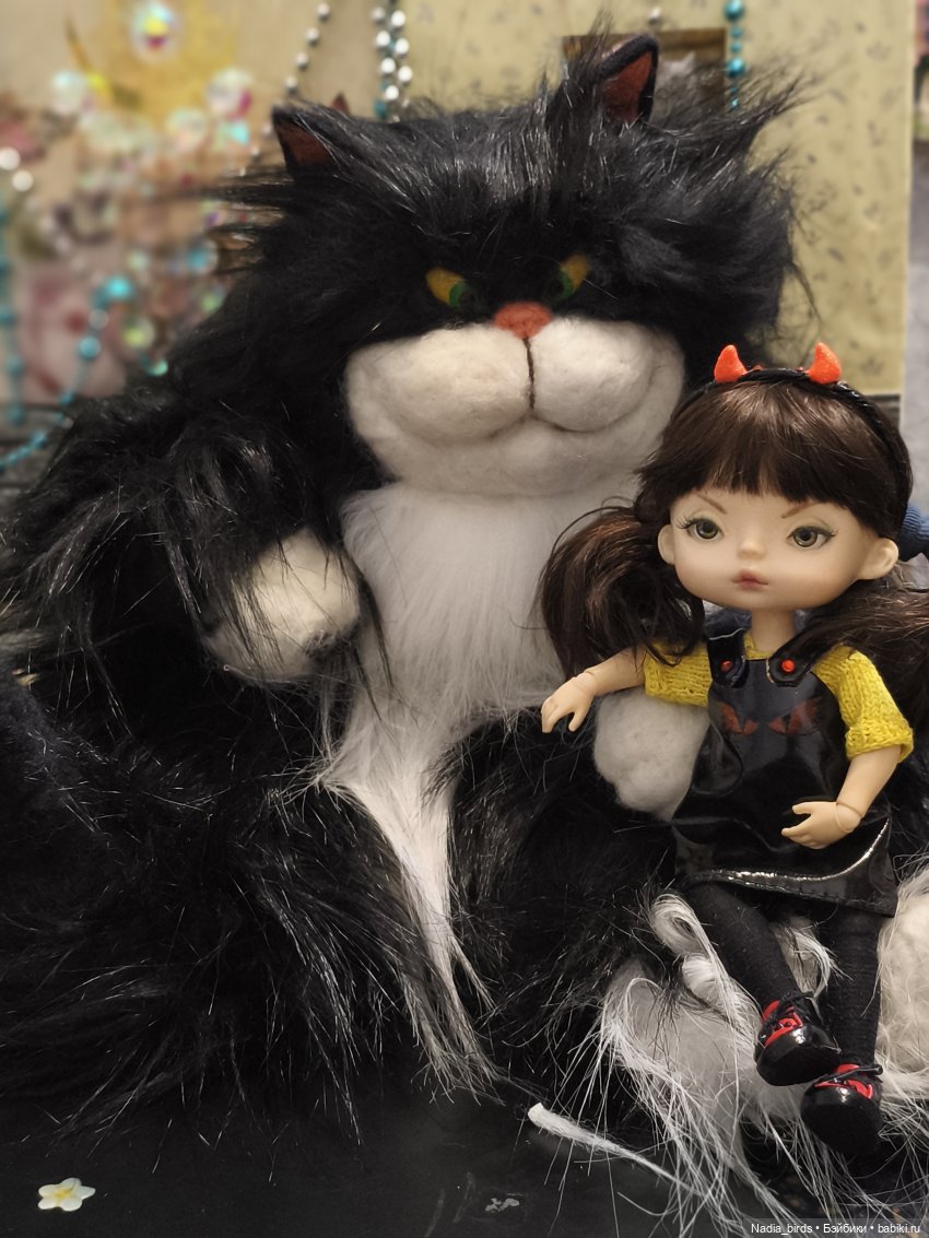 Люцифер и другие — Игрушки в смешанной технике (мех и глина): Арт