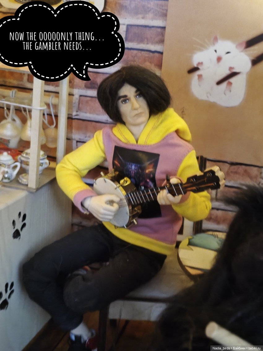 Однажды утром — Игрушки в смешанной технике (мех и глина): Арт