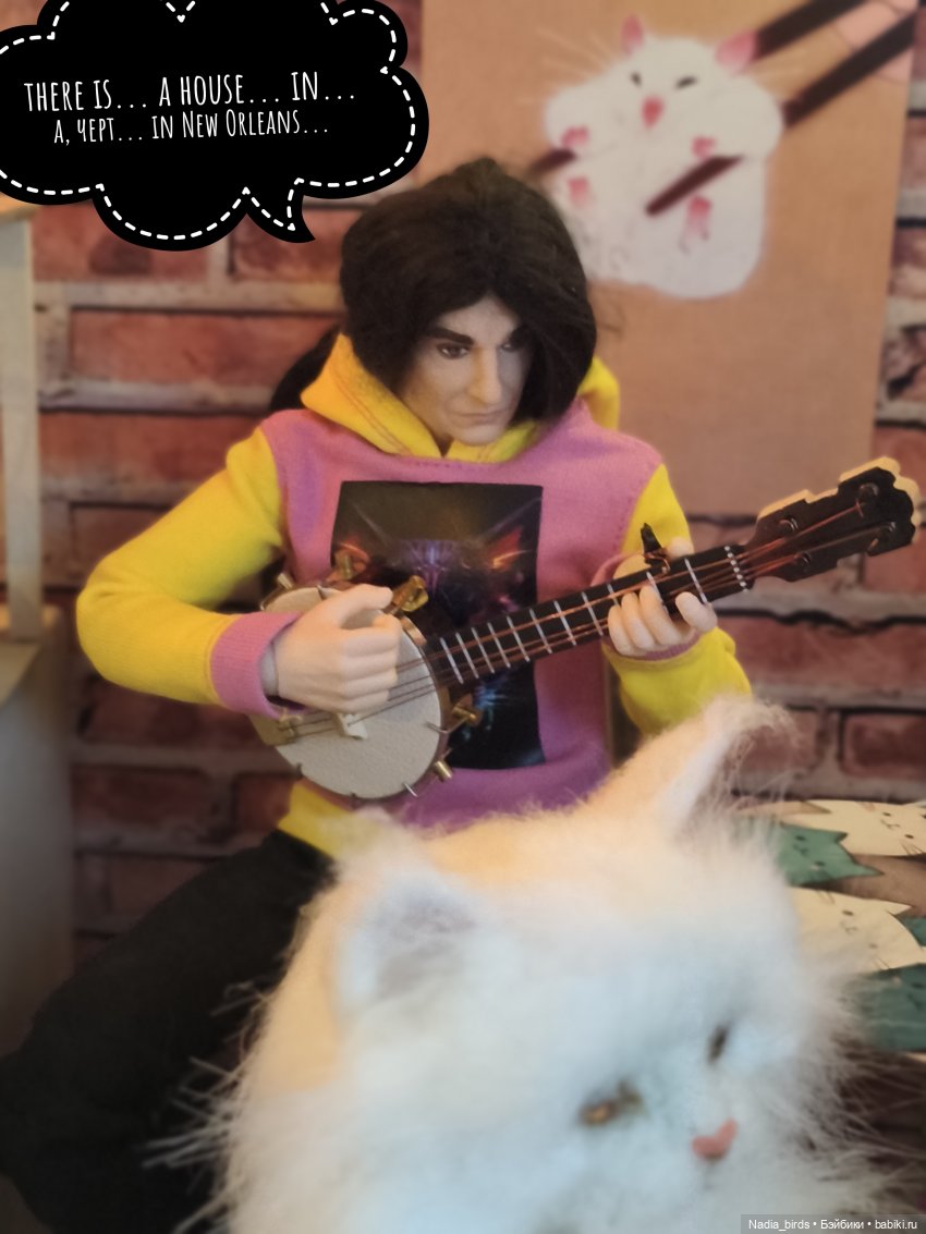 Однажды утром — Игрушки в смешанной технике (мех и глина): Арт (фото 3)