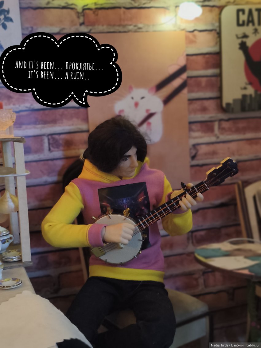 Однажды утром — Игрушки в смешанной технике (мех и глина): Арт (фото 8)