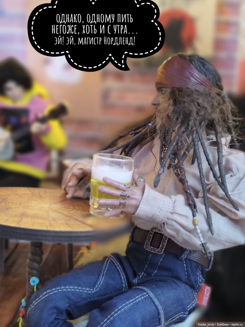 Однажды утром — Игрушки в смешанной технике (мех и глина): Арт