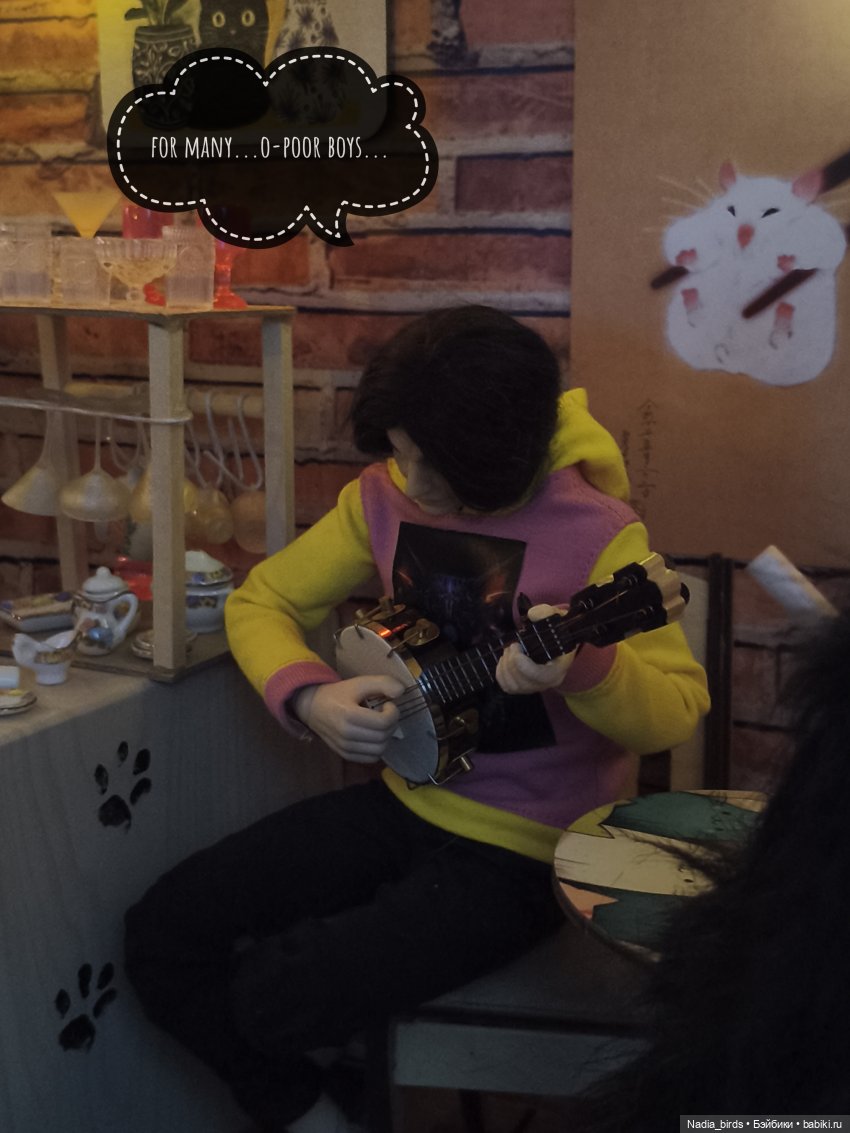 Однажды утром — Игрушки в смешанной технике (мех и глина): Арт (фото 10)