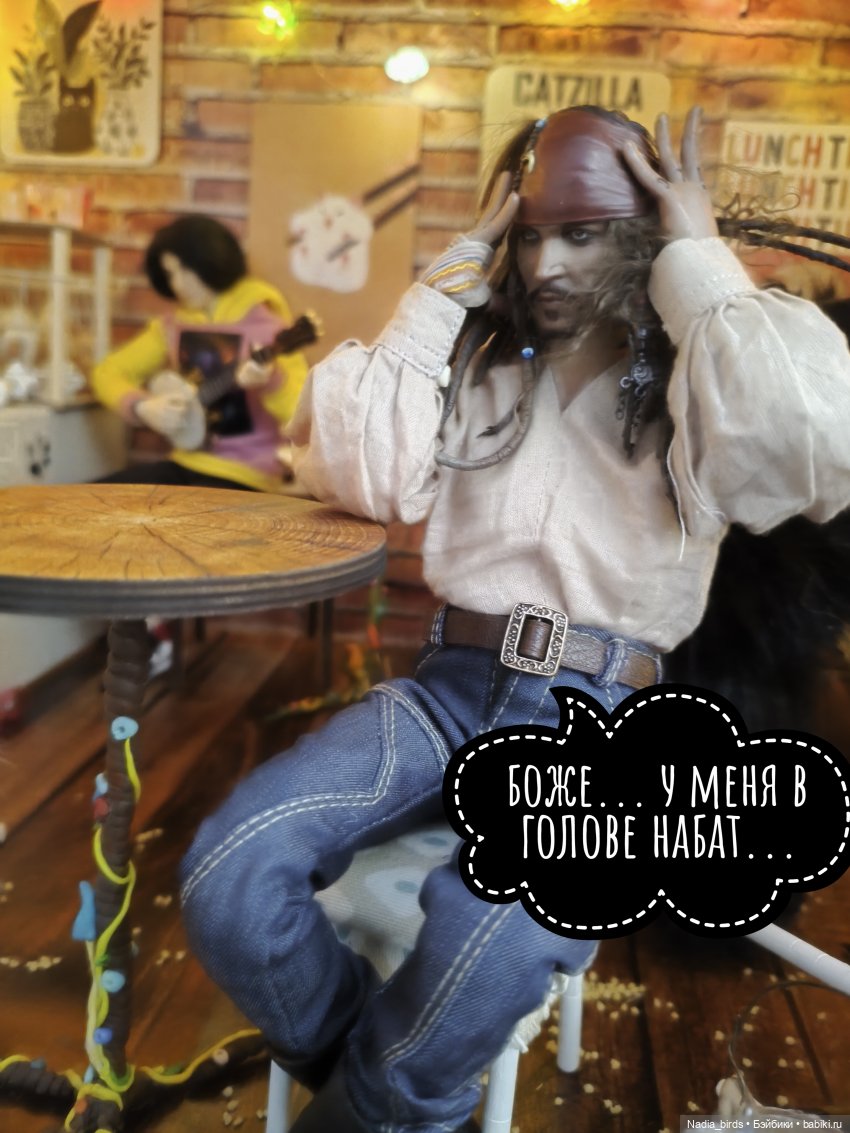 Однажды утром — Игрушки в смешанной технике (мех и глина): Арт