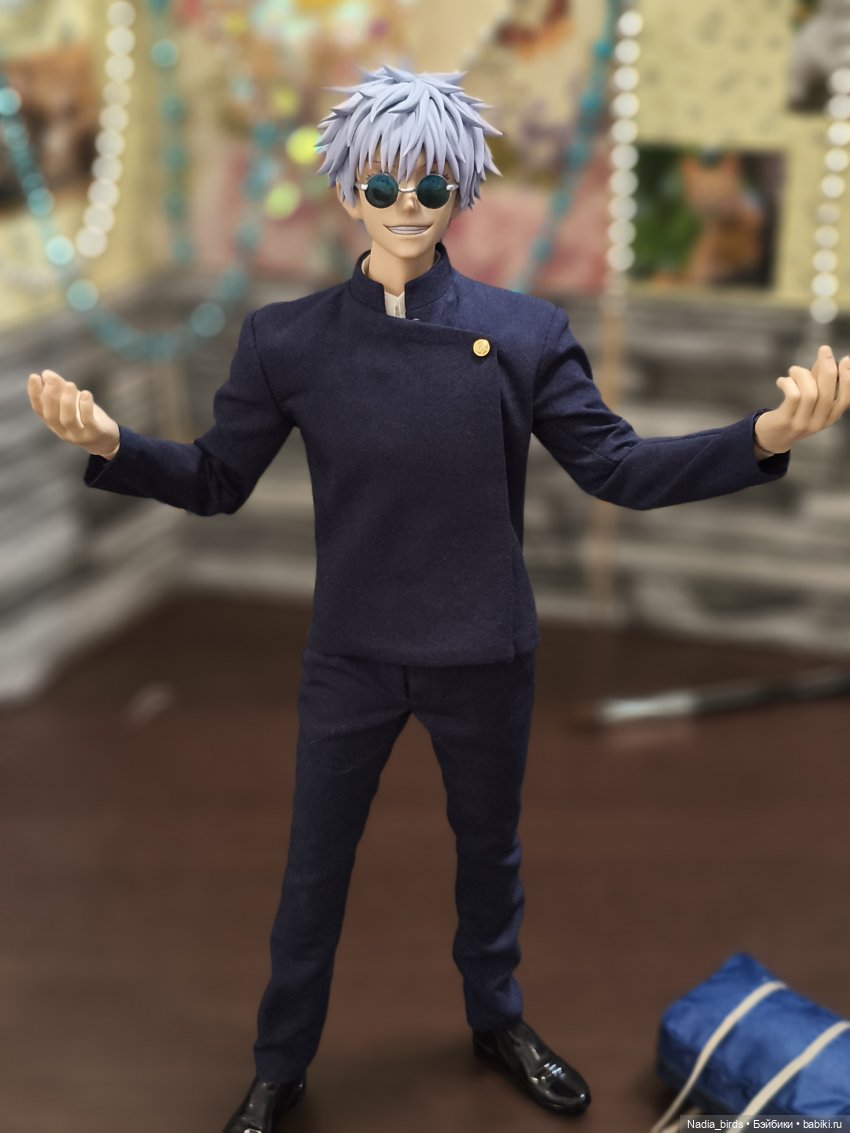 20:31, прибыл Годжо Сатору-) обзор на фигурку от Asmus