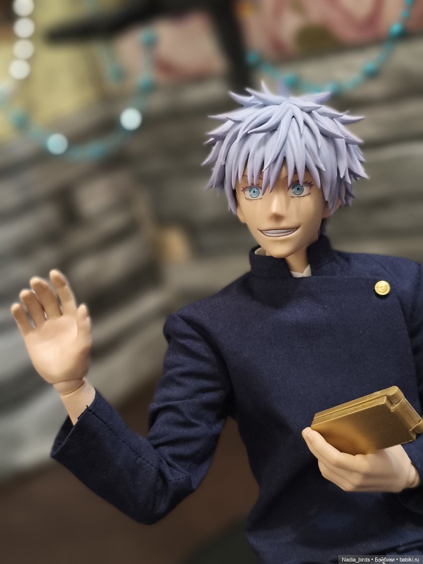 20:31, прибыл Годжо Сатору-) обзор на фигурку от Asmus