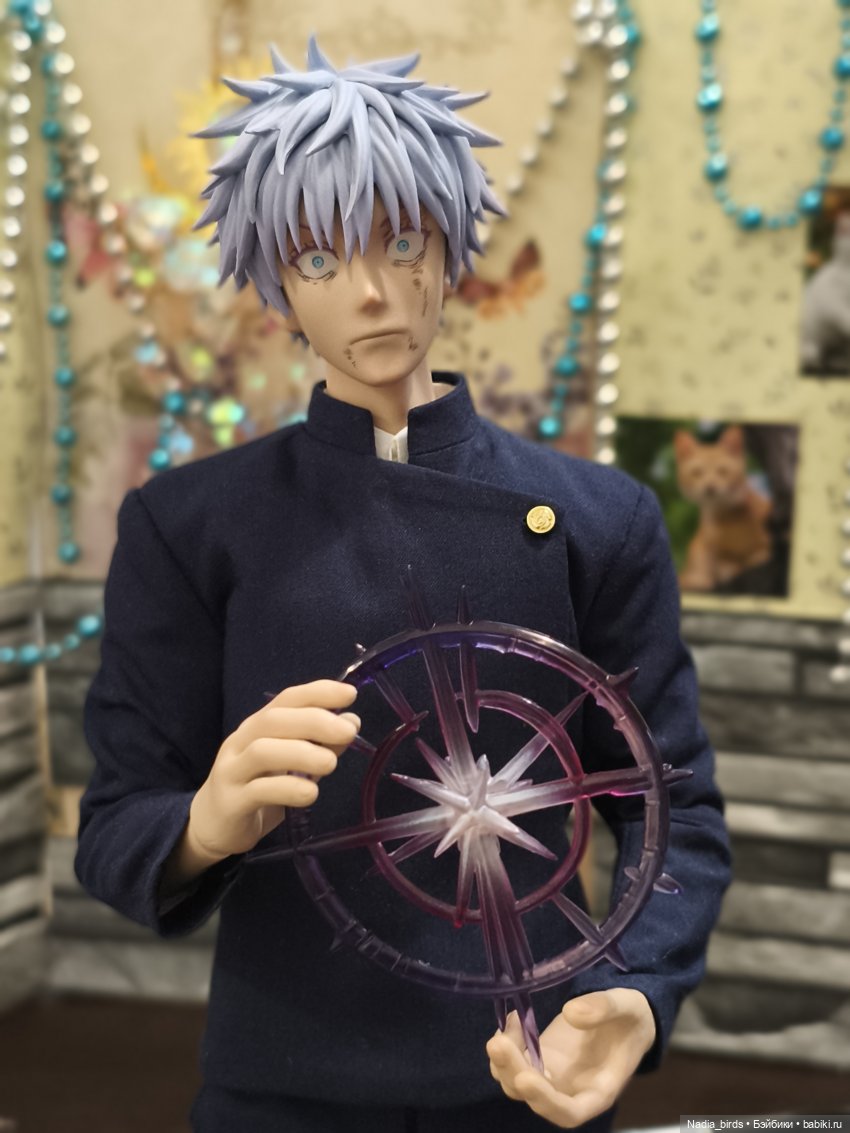 20:31, прибыл Годжо Сатору-) обзор на фигурку от Asmus