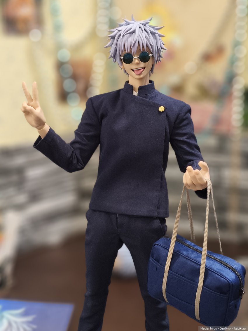 20:31, прибыл Годжо Сатору-) обзор на фигурку от Asmus