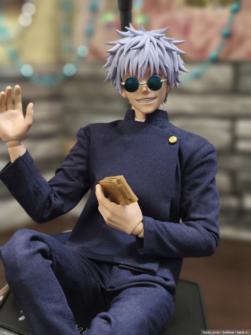 20:31, прибыл Годжо Сатору-) обзор на фигурку от Asmus