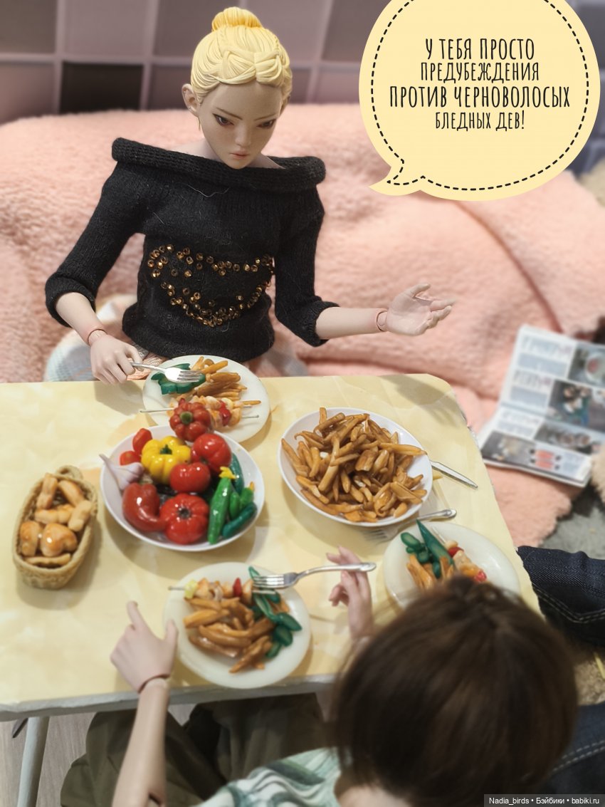 Готовим и болтаем-) — Кукольные фотоистории и сериалы: комиксы