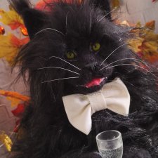 Кот Бегемот с рюмкой (№11)