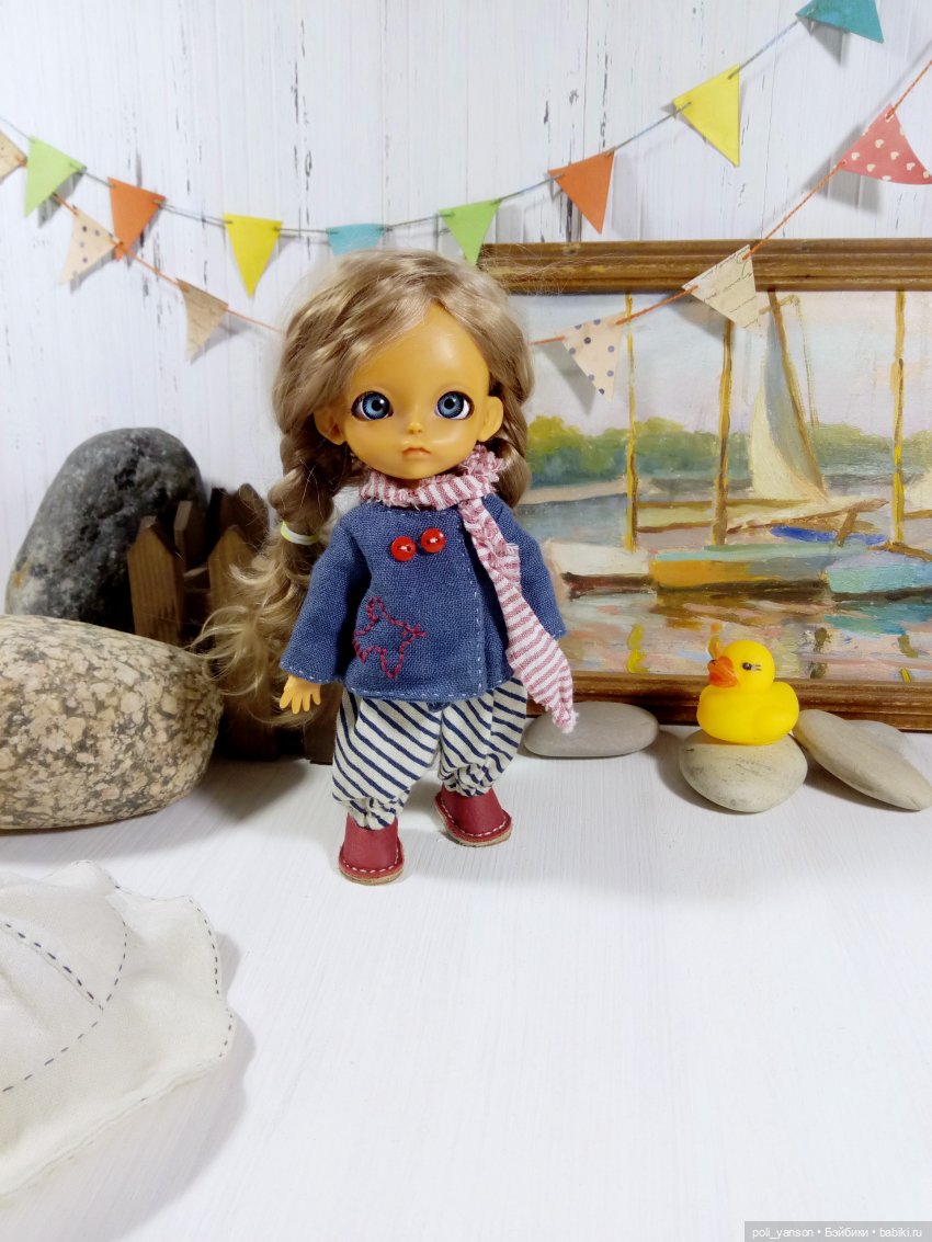 Морской костюмчик для Латишек (фото 4)