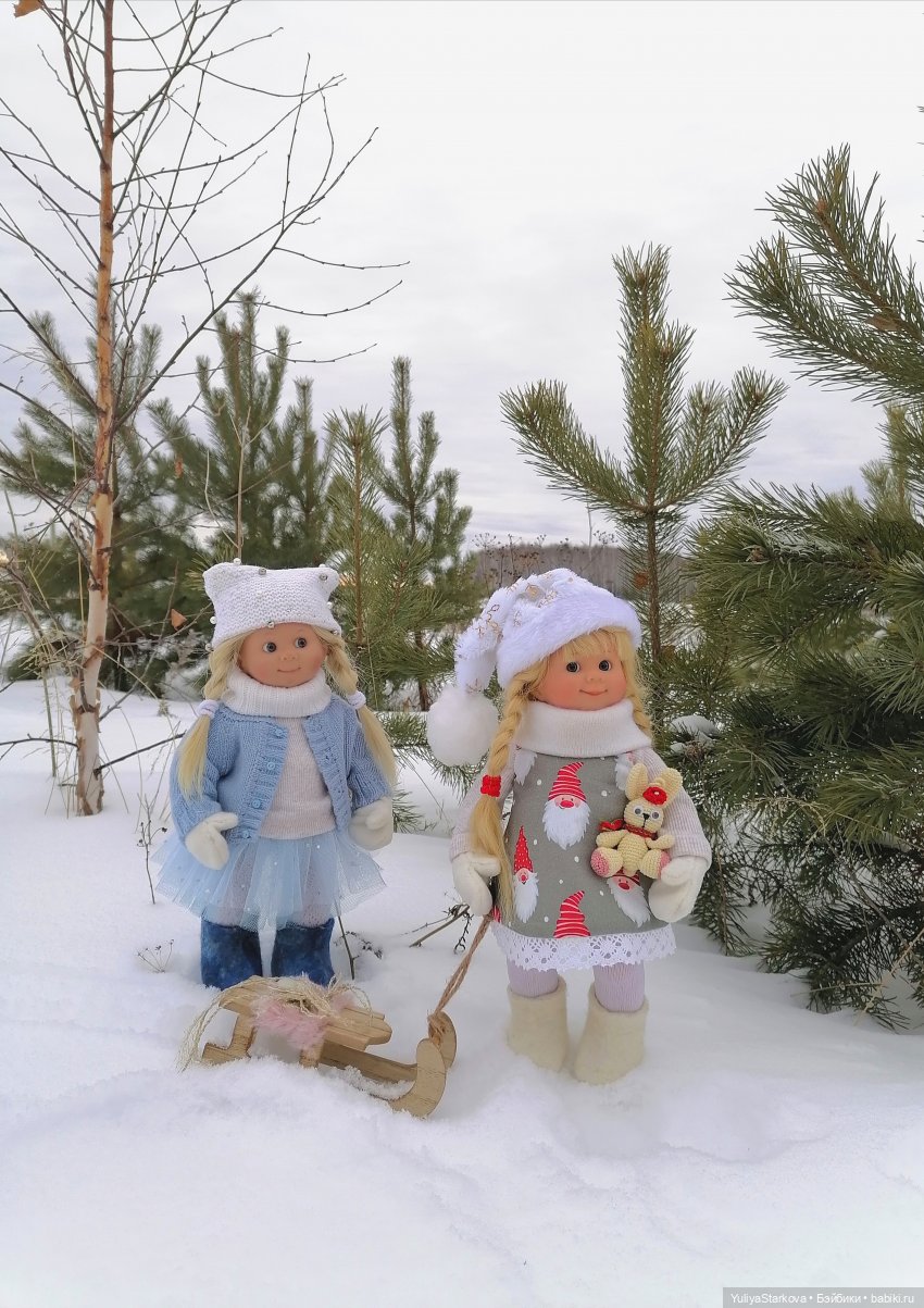Снегурочки? Снегурочки | Бэйбики Снегурочки? Снегурочки — Куклы Rosemarie Anna Muller (Мюллер): Вихтели (Wichtel) (фото 4)