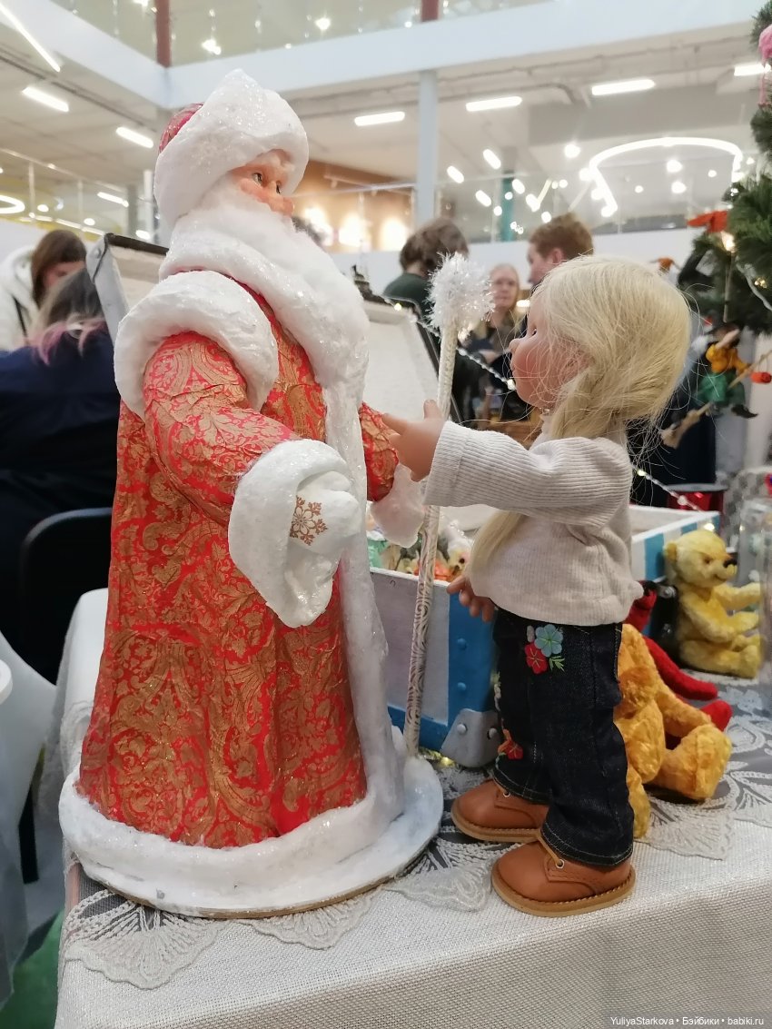 Наша Мишка с куклой — Выставки кукол и мишек Тедди: фоторепортажи (фото 3)