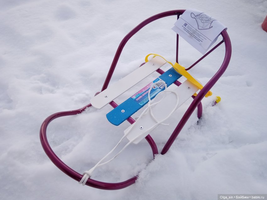 Я одна не видела такое чудо? Я купила кукольные санки НАСТОЯЩИЕ (фото 2)
