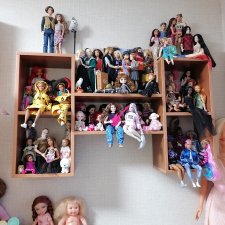 Перемены в кукломире! Как сейчас выглядят мои куклополочки