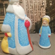 Советский Дед Мороз и Снегурочка на новый лад