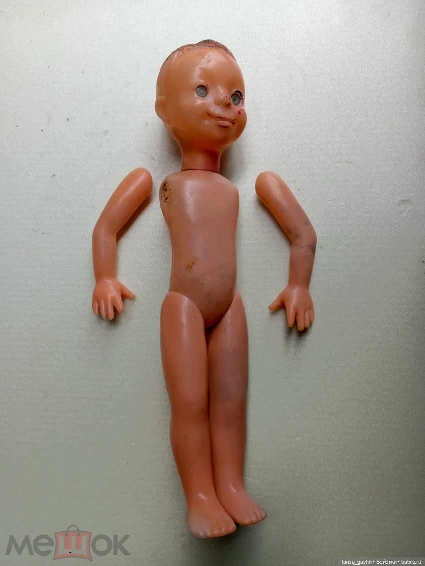 До и после №4 — Ремонт кукол СССР и ГДР (немок): чернота