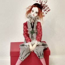 Коллекционная кукла Пьеро