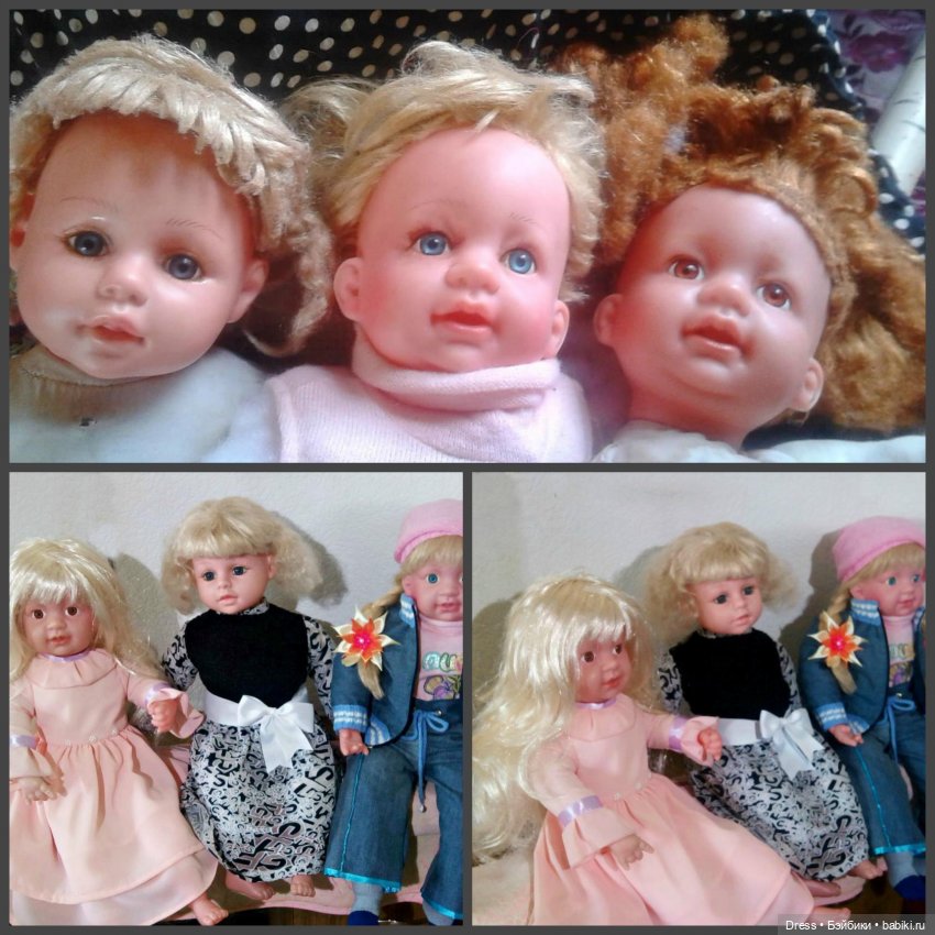 Мои первые куклы-замарашки, давшие мне толчок в коллекционировании.