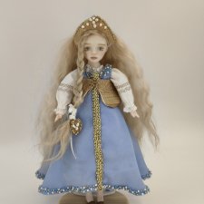 Кукла фарфоровая будуарная