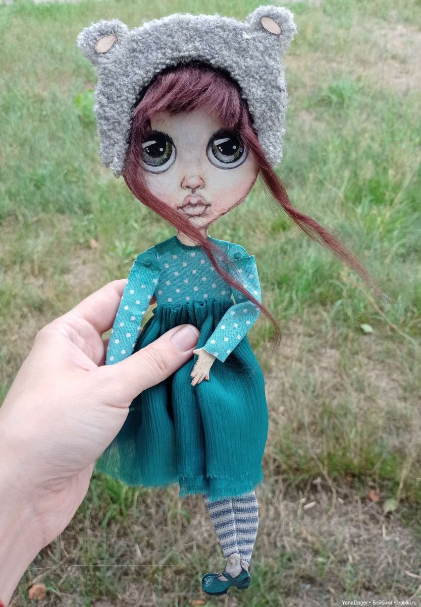 Бумажная подвижная куколка (фото 10)