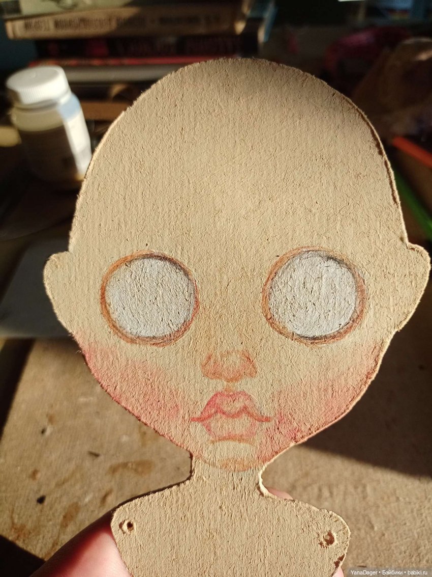 Бумажная подвижная куколка (фото 4)