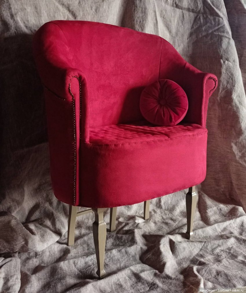 История loveseat 1:3 — Мебель для кукол и домиков: фото (фото 2)