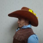 Ковбойская шляпа для Барби/ Кена/ Integrity