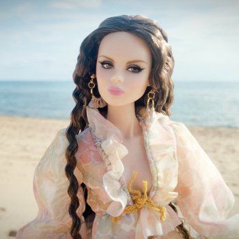 Нежная Тулабелль и песчаный пейзаж