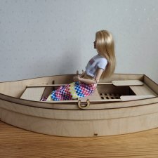 Лодка для Барби и других кукол 1/6
