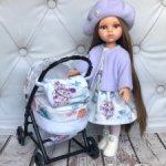 Кукла Кэрол от Паола Рейна с коляской (продажа только вместе)