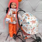Кукла Лиу от Паола Рейна с коляской (продажа только вместе)