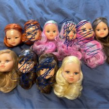 Головы от кукол Паола Рейна