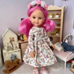 Кукла Клепа коломбина от Паола Рейна (Клео, Клеопатра)