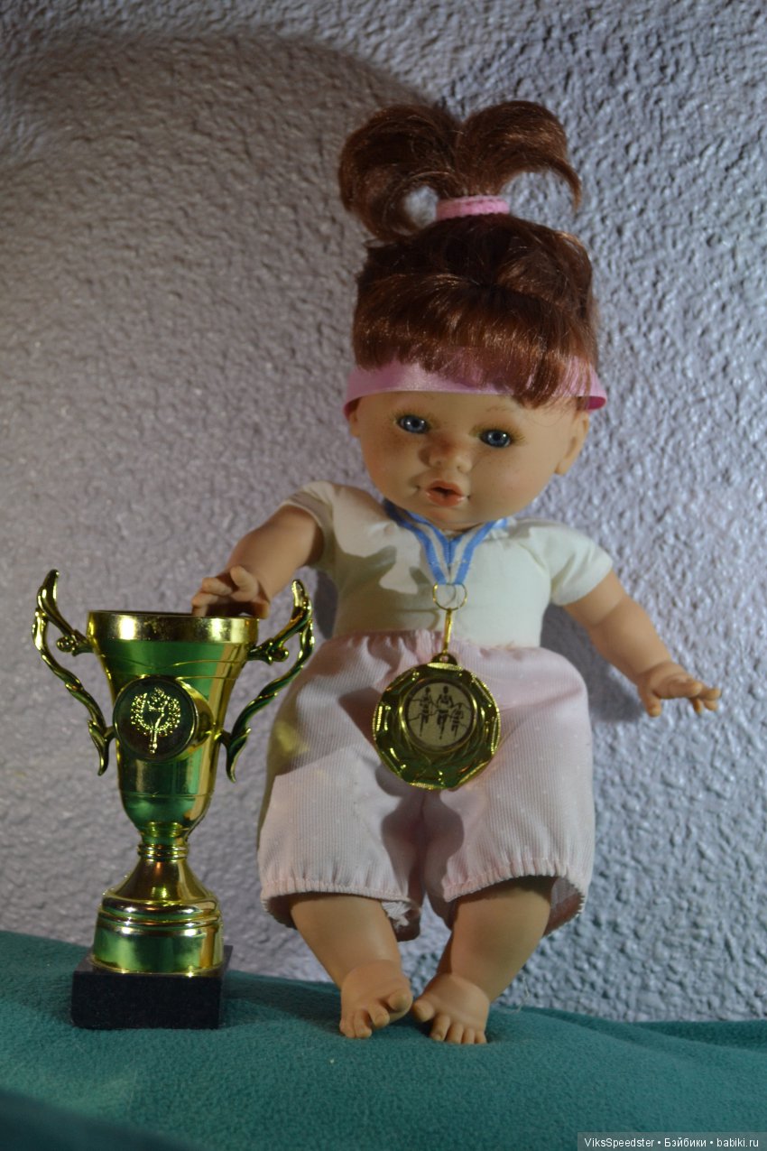 Она ведёт активный образ жизни и уже добилась отличных результатов!