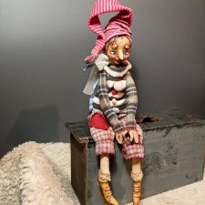 Буратино и ключ при нём - будуарная кукла