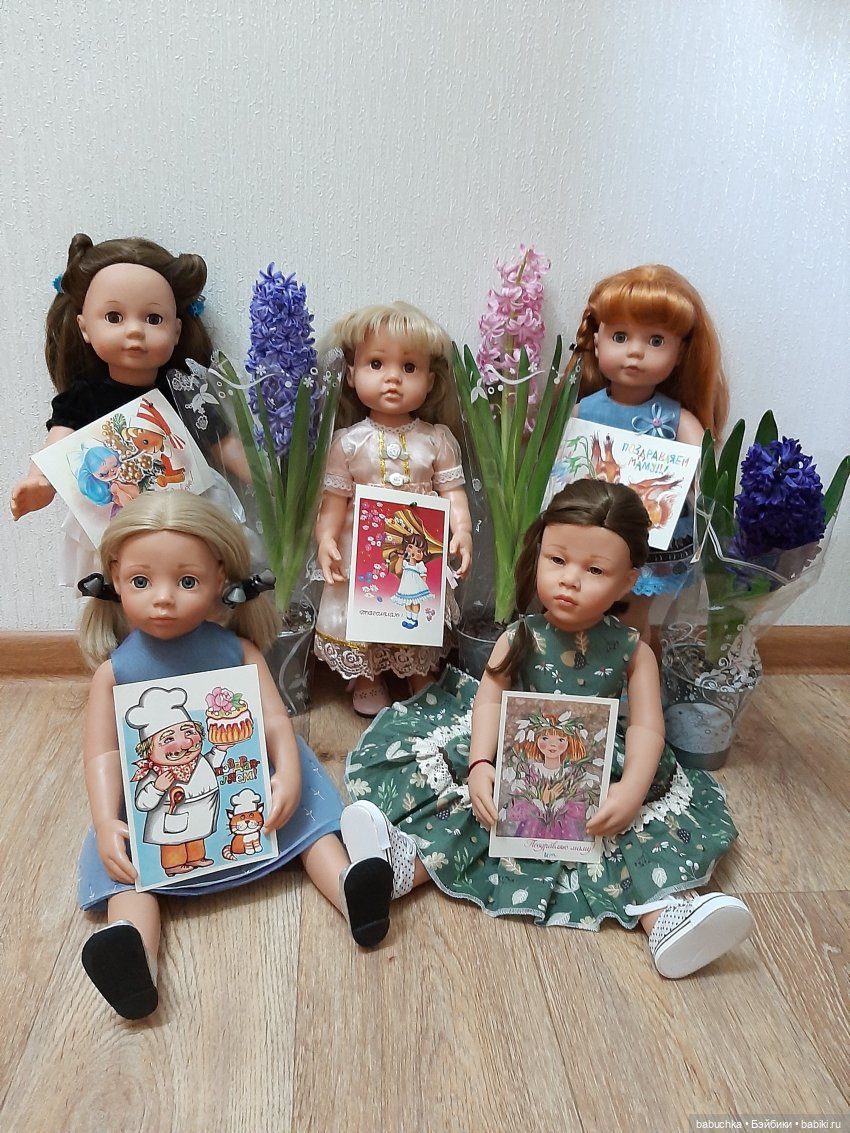 С праздником — Куклы Gotz (Готц): Ханна