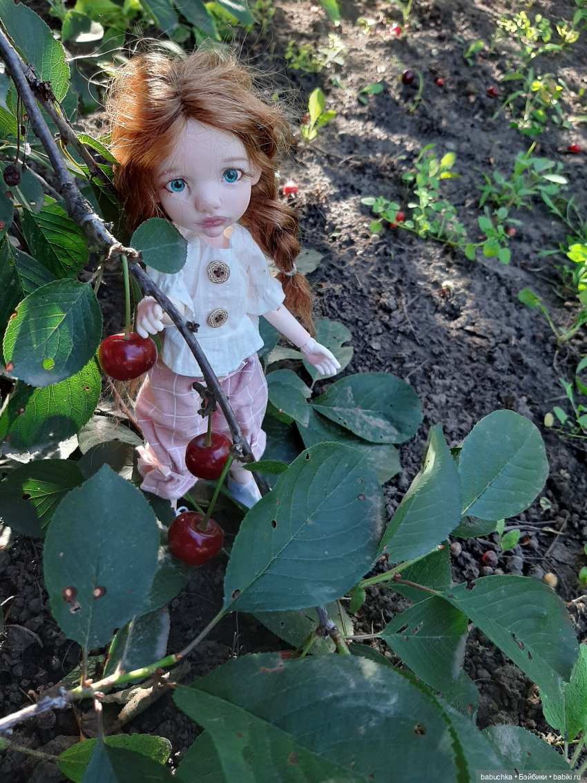 Подарок к Троице — Домашние фото авторских кукол: личные коллекции