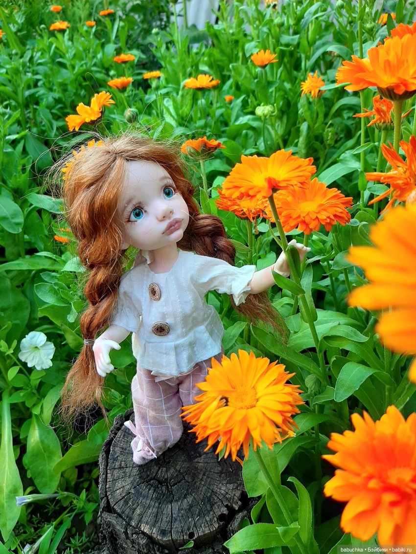 Подарок к Троице — Домашние фото авторских кукол: личные коллекции (фото 2)