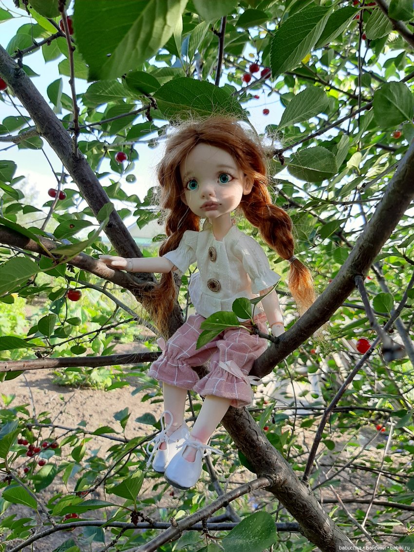 Подарок к Троице — Домашние фото авторских кукол: личные коллекции