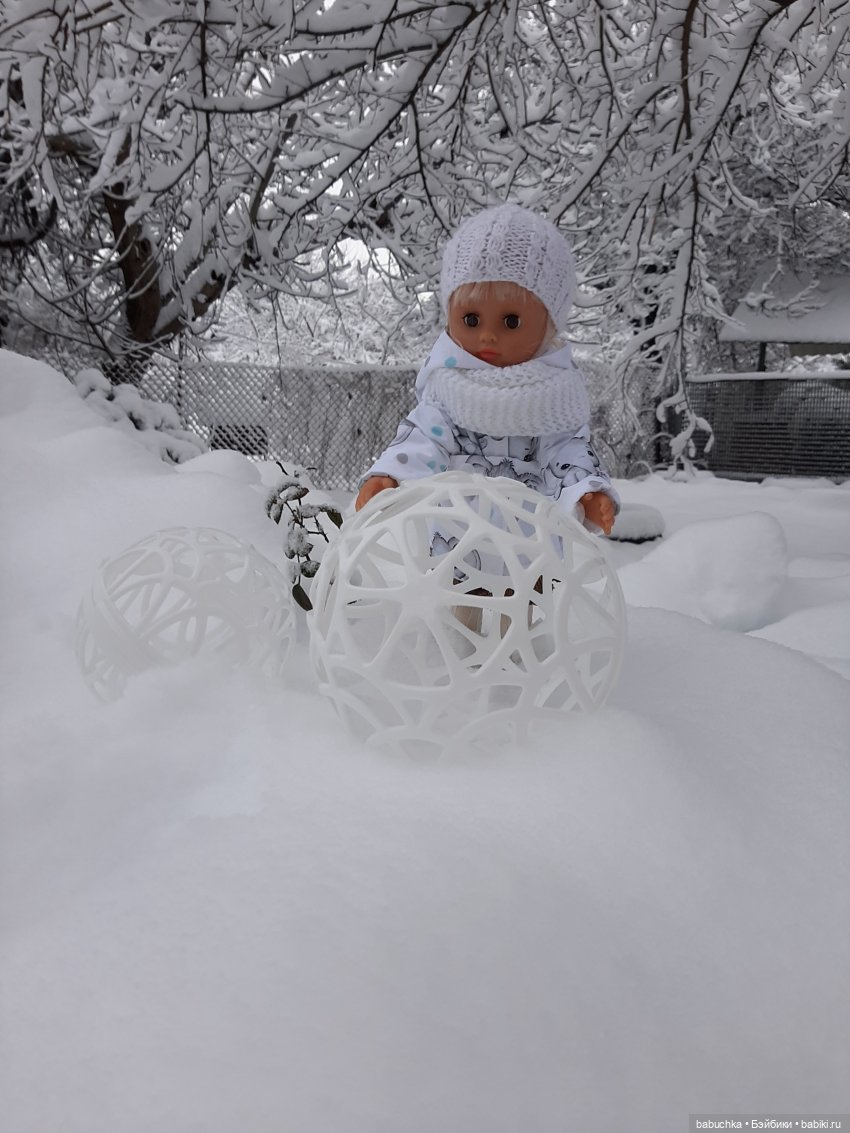 Зимние фото и эпизоды из жизни кукол (фото 4)