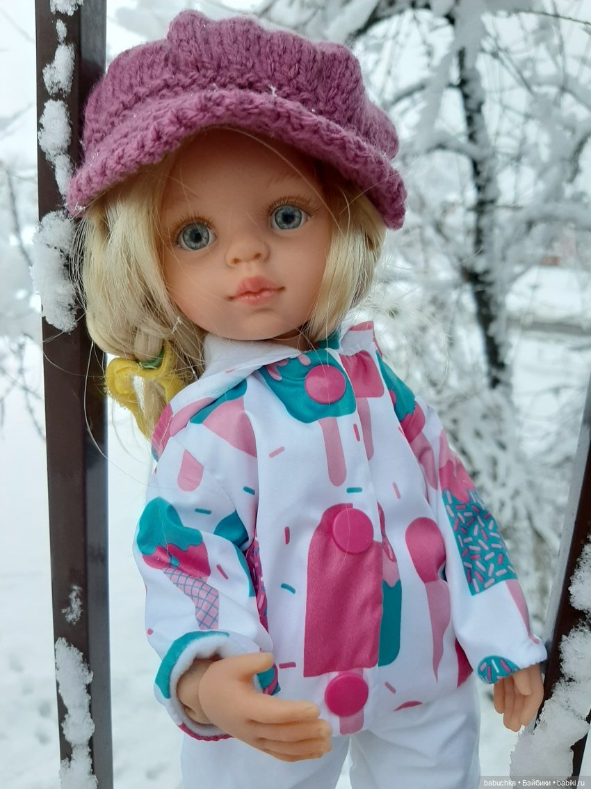 Зимние фото и эпизоды из жизни кукол