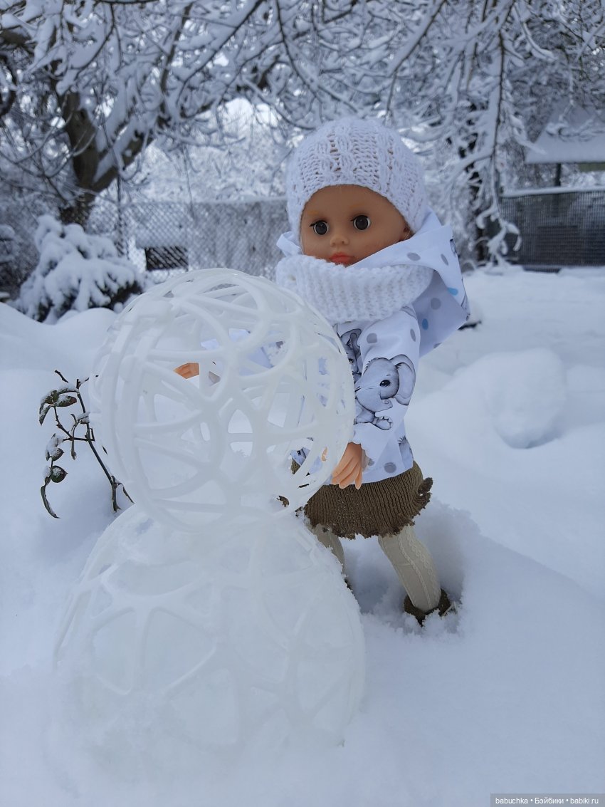 Зимние фото и эпизоды из жизни кукол (фото 6)