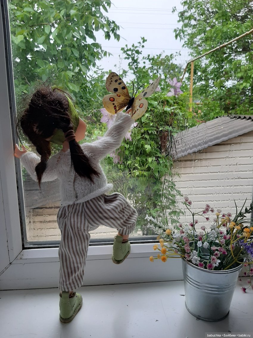 Дождь. Бабочка. Окно — Игровые куклы разных производителей (Разное): редкие бренды