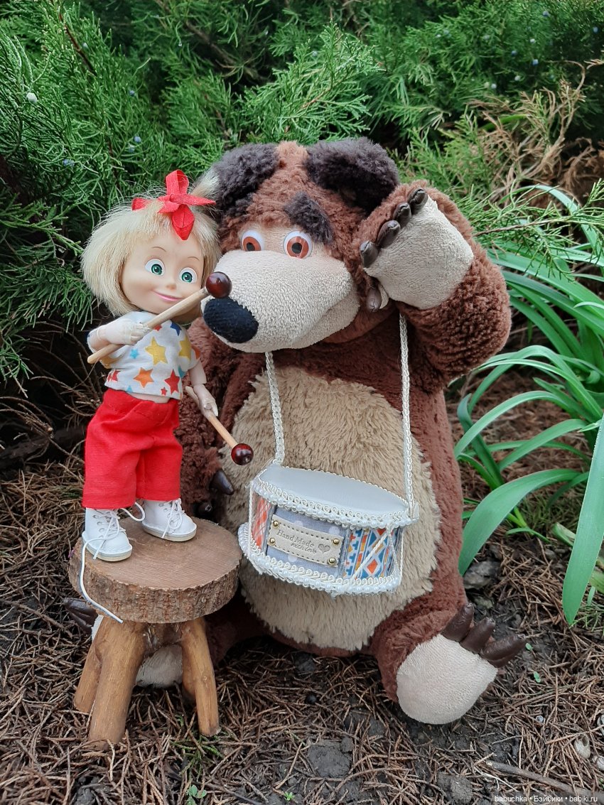 Машка, Мишка и ба-ра-бан — Игровые куклы разных производителей (Разное): редкие бренды (фото 4)
