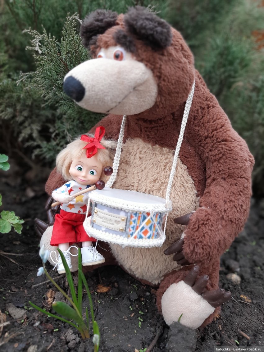Машка, Мишка и ба-ра-бан — Игровые куклы разных производителей (Разное): редкие бренды (фото 3)