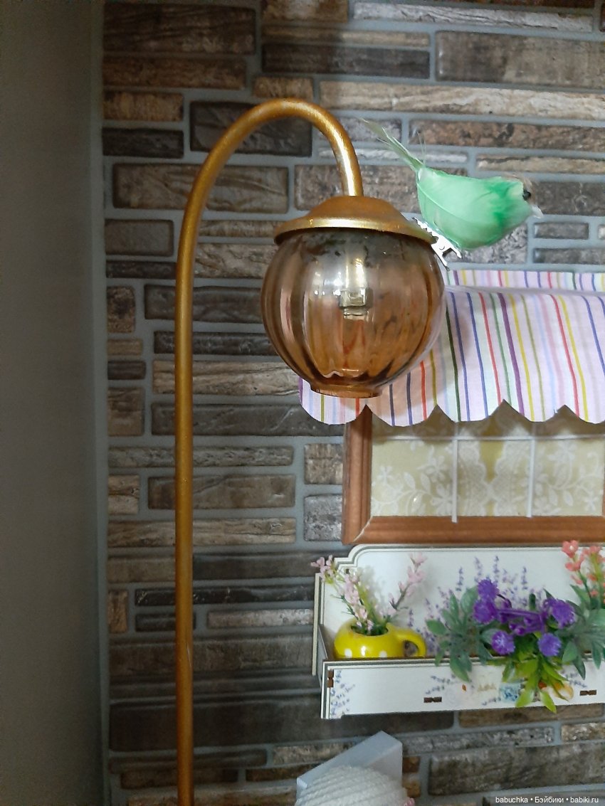 Сюжетные полочки - 3 (Чаепитие в уютном дворике.)