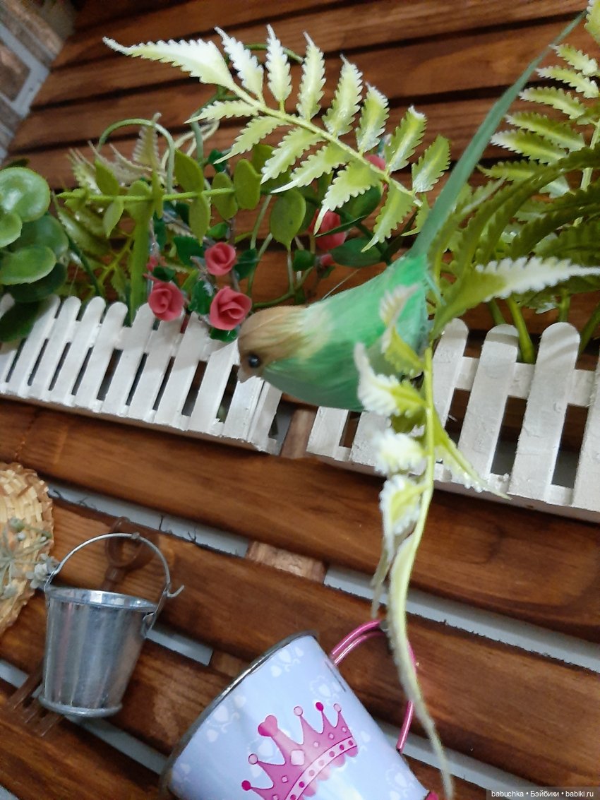 Сюжетные полочки - 3 (Чаепитие в уютном дворике.) (фото 7)